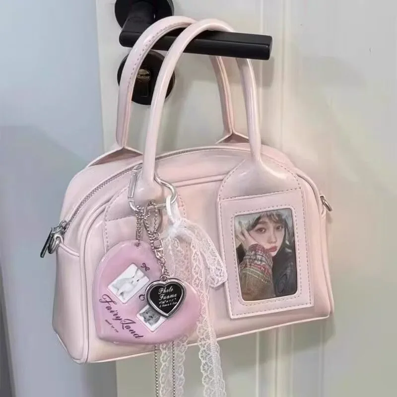 2025 New Y2K Harajuku Shoulder Bag Women Korean Transparent Ita Bag Crossbody Bag Female Japanese Designer Trend Handbag Purse thumbnail 2