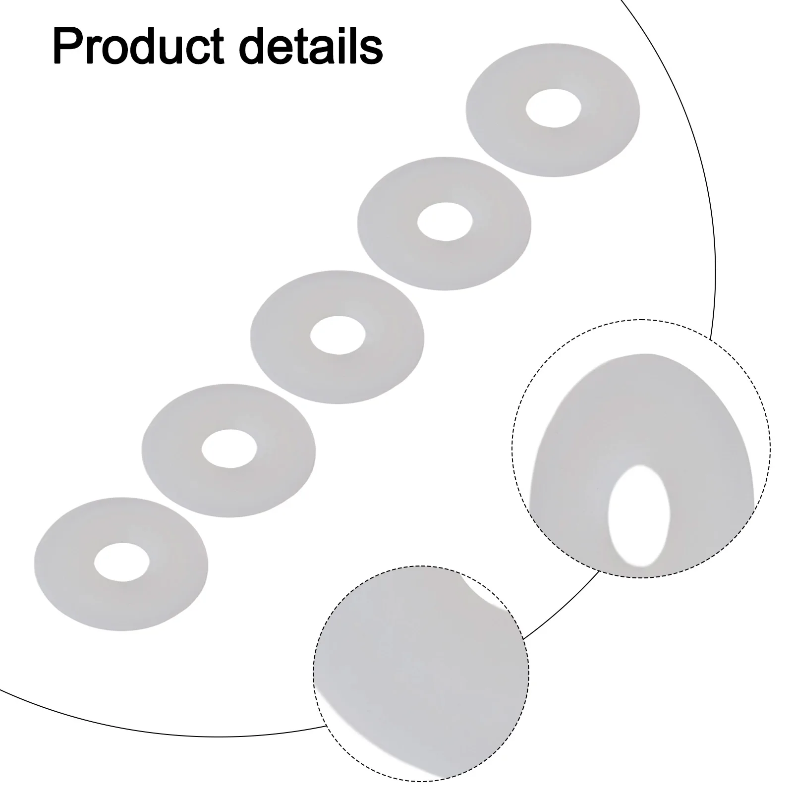Rubber Seal Washer Toilet Flush Valve Seal DIY Plumbing Repair Easy Installation Efficient Water Management For Siamp thumbnail 2