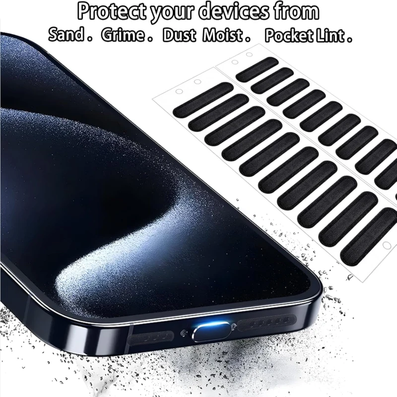 29pcs Phone Cleaning Kit, Include Type-C Port Dust Plug, Keyboard Cleaner, Speaker Mesh Guard, Phone Maintenance Accessories Set thumbnail 2