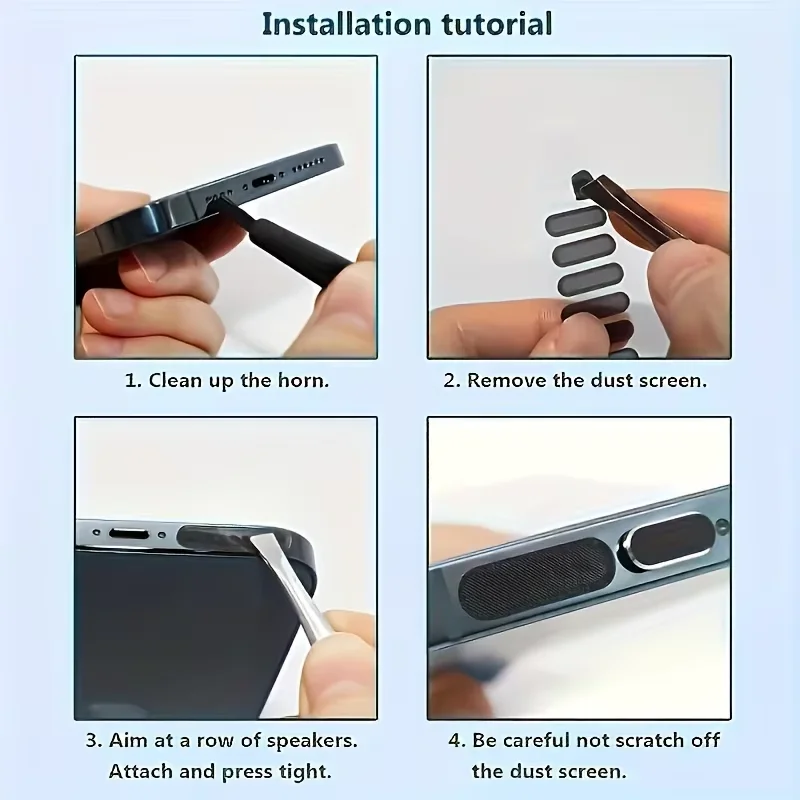 29pcs Phone Cleaning Kit, Include Type-C Port Dust Plug, Keyboard Cleaner, Speaker Mesh Guard, Phone Maintenance Accessories Set thumbnail 6