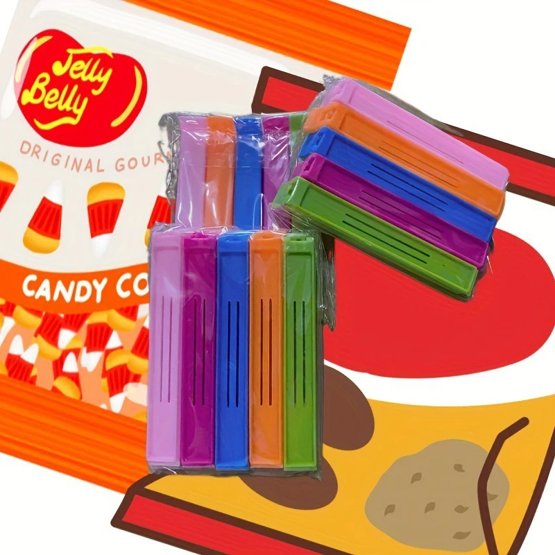 5/10PCS Portable Kitchen Storage Food Snack Seal Sealing Bag Clips Sealer Clamp Plastic Tool Kitchen Food Clips DJ002 thumbnail 3