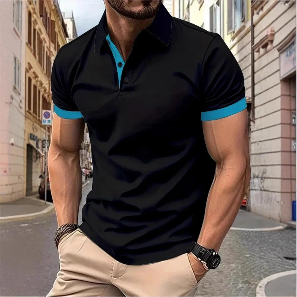 EMT PARAMEDIC 2025 Men's New Cotton Polo Shirts Casual Solid Color Slim Fit Summer Turn-down Collar Fashion Top Clothing thumbnail 6