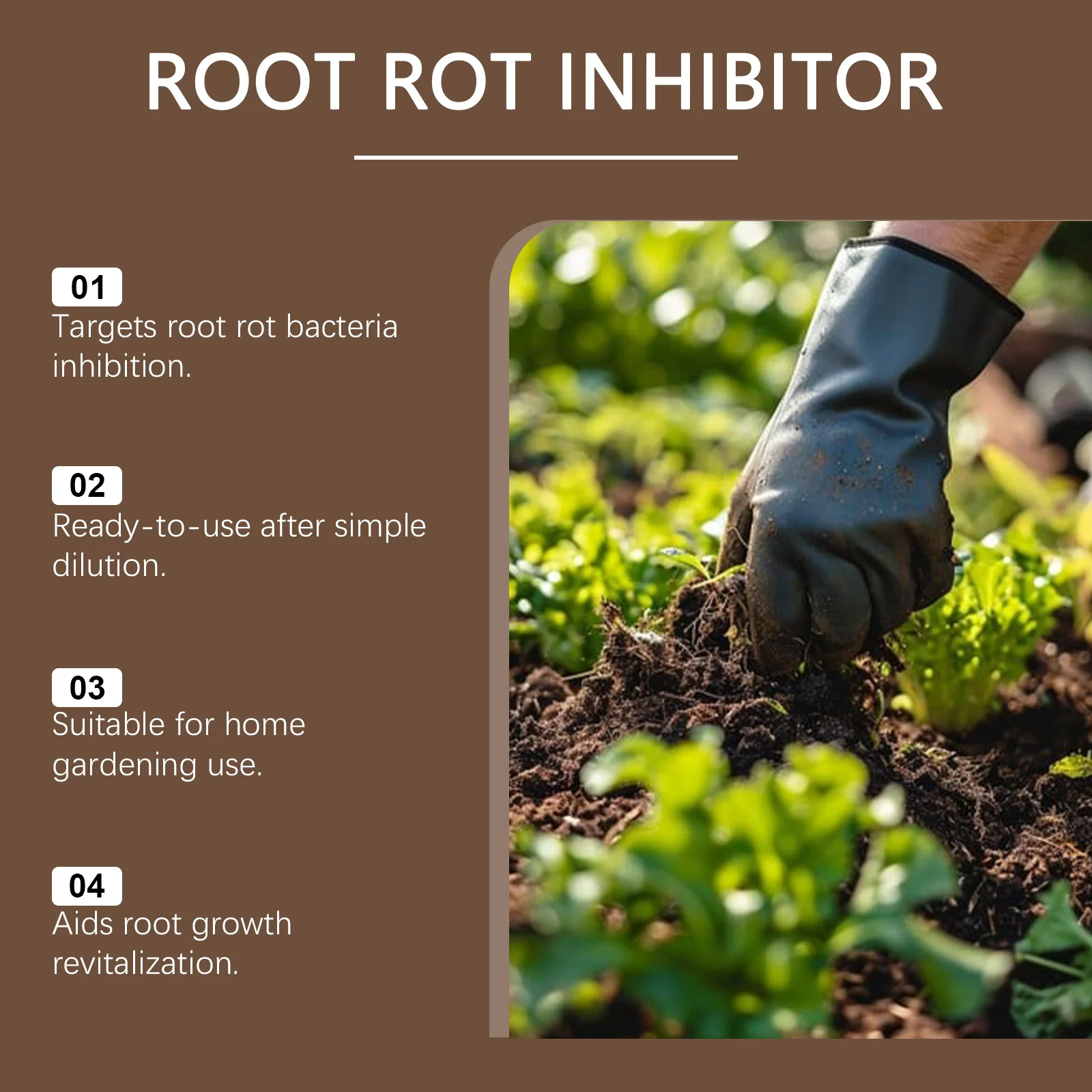 MoonSpry Root Protection Agent For Plants - Enhances Soil Breathability, Promotes Healthy Roots, Garden & Potted Plant Care thumbnail 3