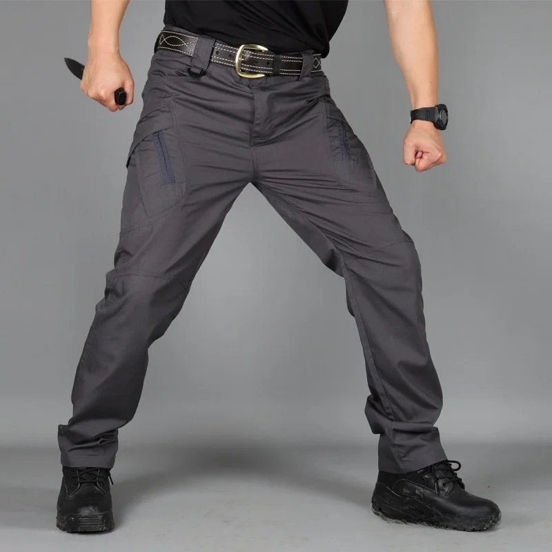 Loose Men's Tactical Work Pants Spring Autumn Outdoor Camouflage Long Trousers Wear Resistant Jungle Military Training Pants