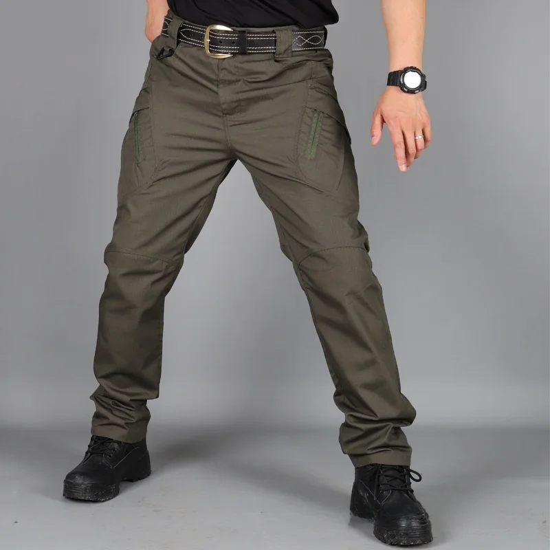Loose Men's Tactical Work Pants Spring Autumn Outdoor Camouflage Long Trousers Wear Resistant Jungle Military Training Pants thumbnail 5