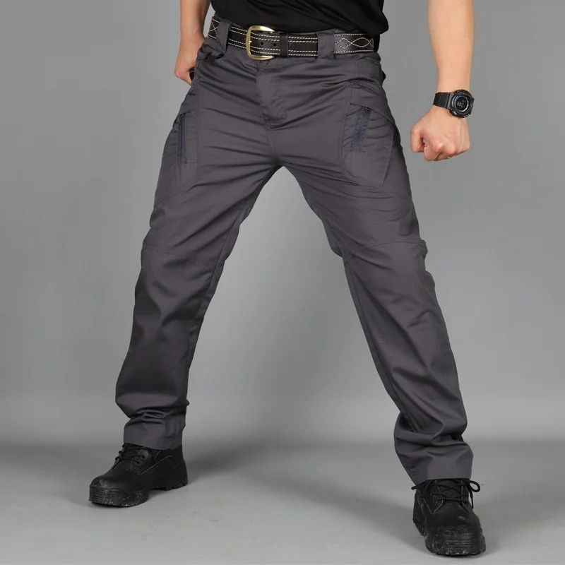 Loose Men's Tactical Work Pants Spring Autumn Outdoor Camouflage Long Trousers Wear Resistant Jungle Military Training Pants thumbnail 3