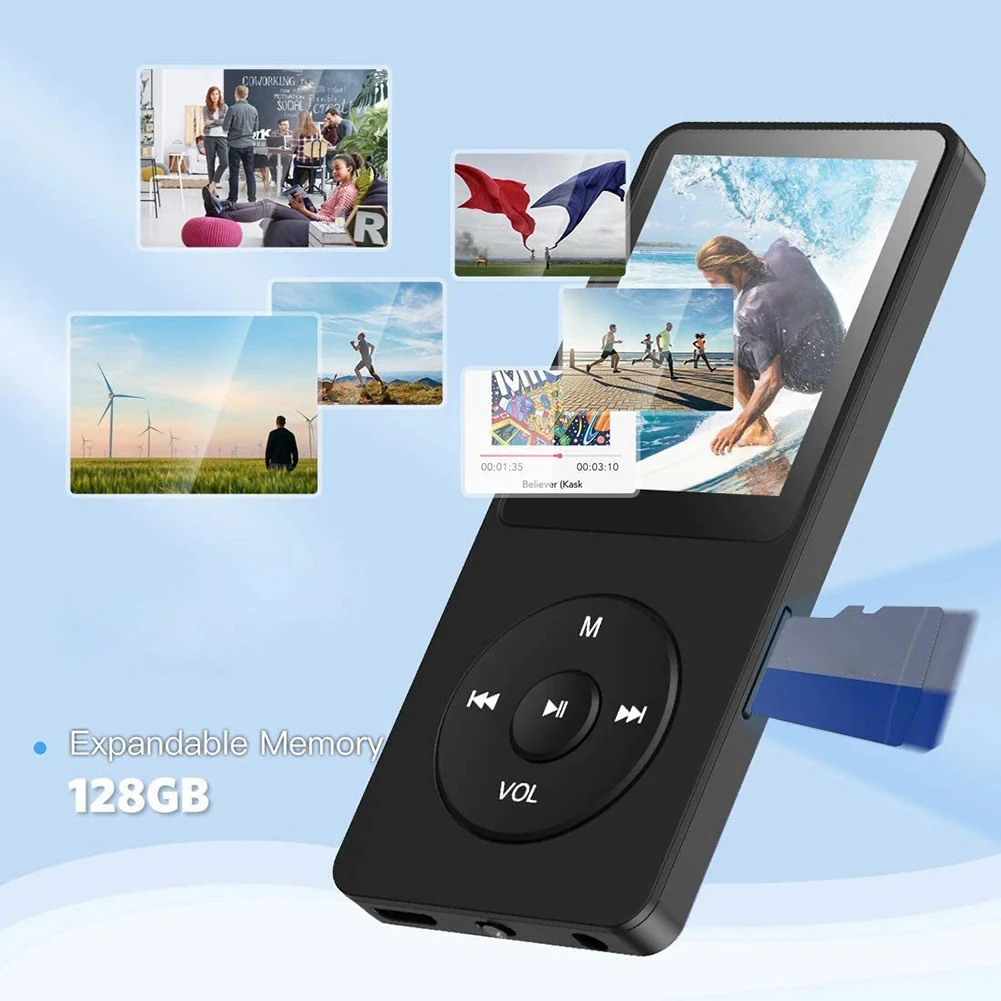 MP3 Player 1.8in Screen Portable Music Player Walkman Recording Ebook Recording for Kid Student Sport Running Walking Music Play thumbnail 5