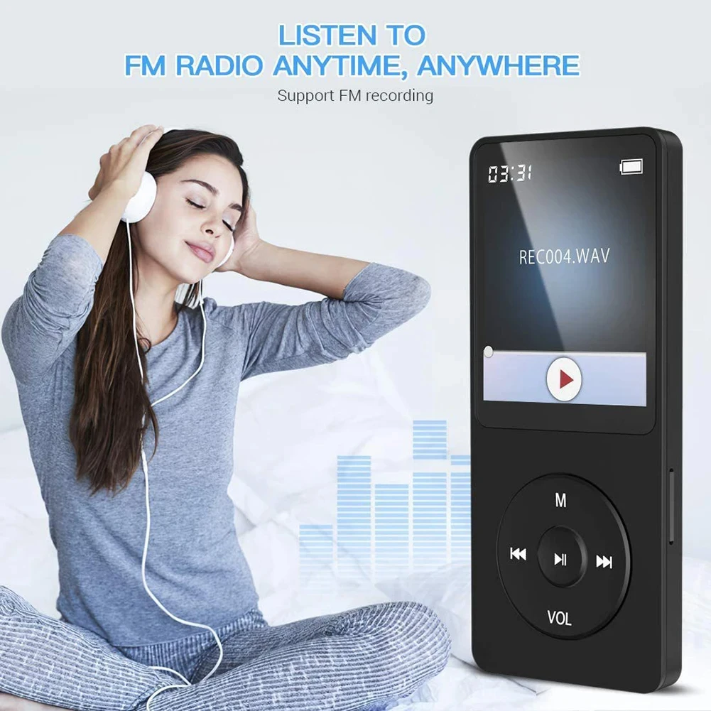 MP3 Player 1.8in Screen Portable Music Player Walkman Recording Ebook Recording for Kid Student Sport Running Walking Music Play thumbnail 4