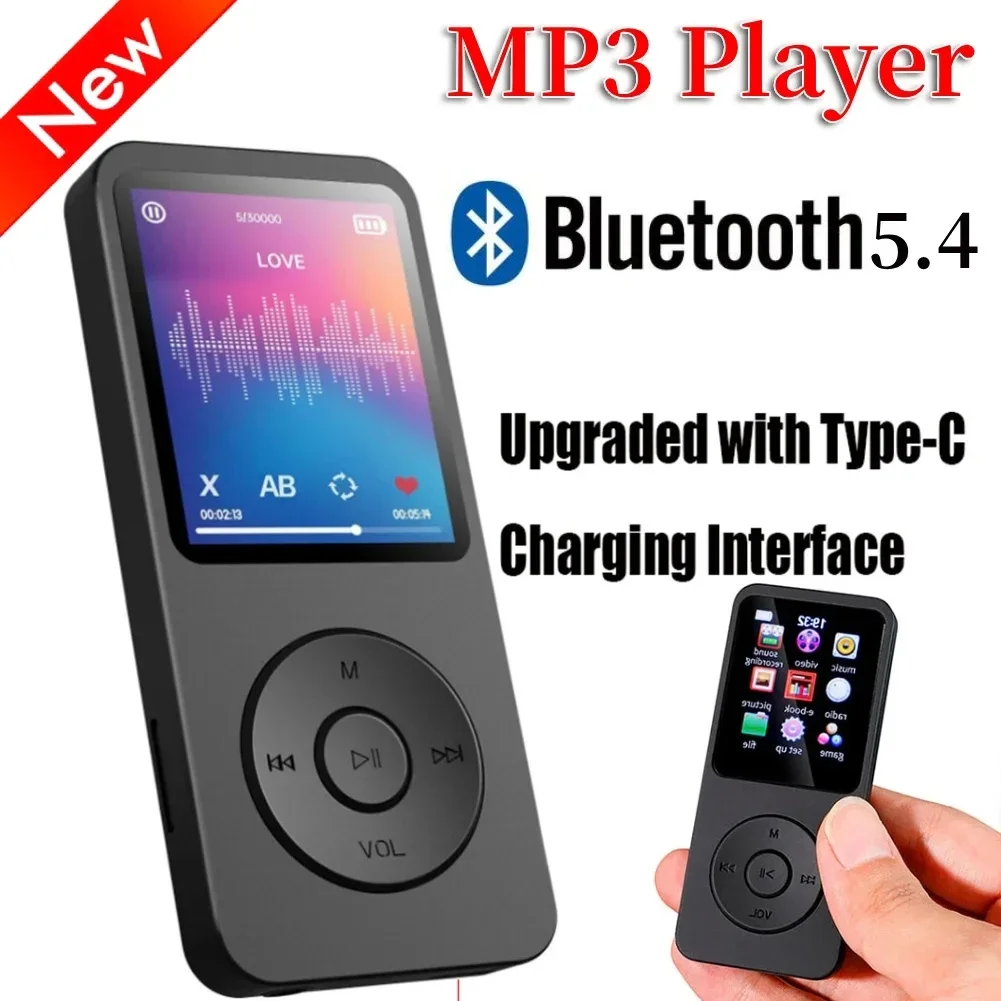 MP3 Player 1.8in Screen Portable Music Player Walkman Recording Ebook Recording for Kid Student Sport Running Walking Music Play thumbnail 2