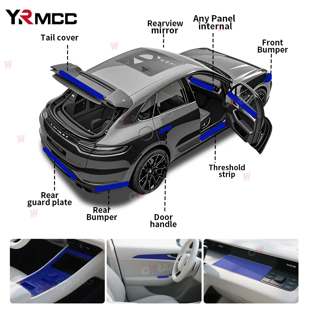 PET Forged Carbon Wrap Vinyl Car Rainbow Laser Body Covering Sticker for Car Foil Motorcycle Helmets Wrapping Self-adhesive Film thumbnail 2
