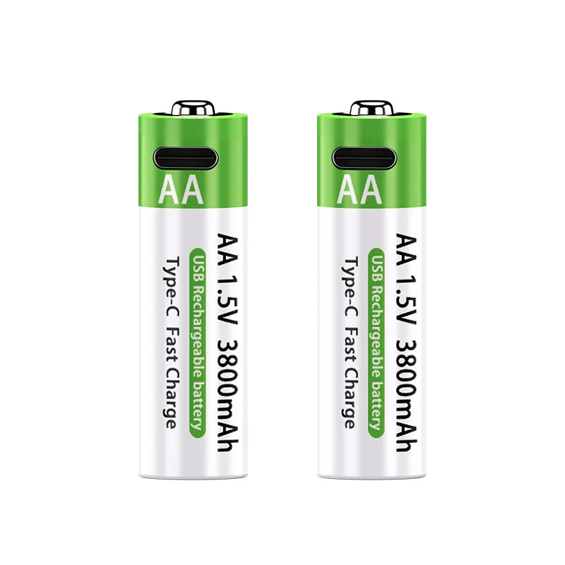 AA/AAA Rechargeable Battery 3000mAh/3800mAh Lithium Battery 1.5V Constant Voltage Fast Charging Type-C For Remote Mouse Toy Ect thumbnail 6