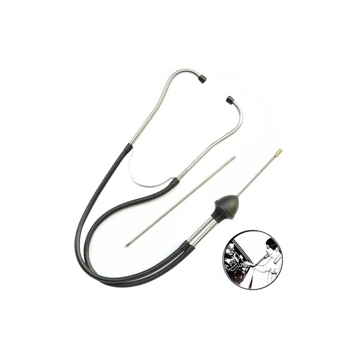 Automotive Stethoscope Mechanical Car Cylinder Tools Tool Amplification Inspection Examination Workshop Equipment Mechanic Auto thumbnail 6