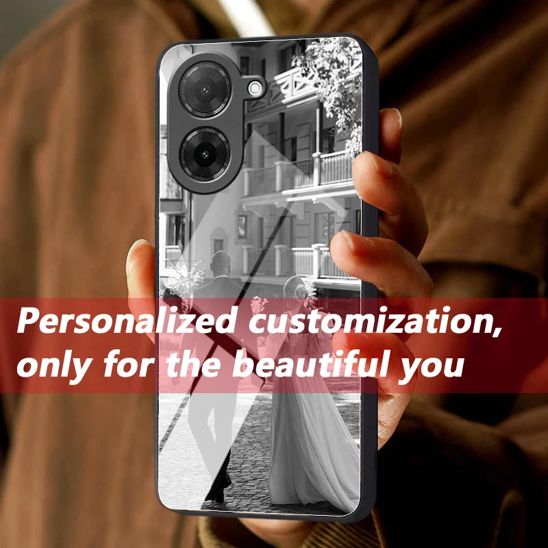Custom Photo Mirror Glass Phone Case for Xiaomi Redmi A5/A4/A3/A2/A1/Pro/+/X/Redmi K80/k90 Pro thumbnail 6