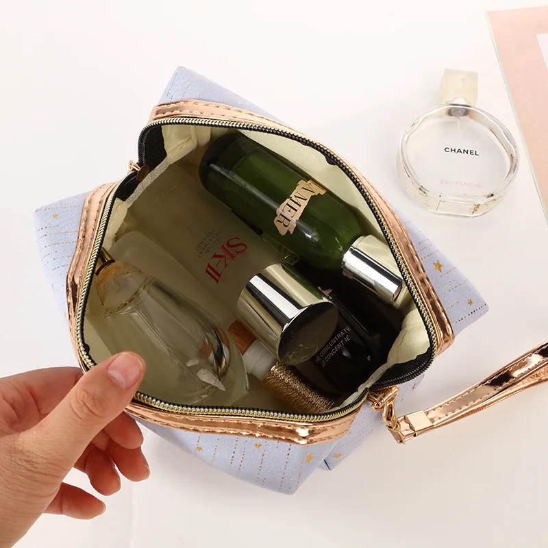 Fashion K POP K-KATSEYE Makeup Bag Hot Stamping Star Printed Woman's Exquisite Zipper Cosmetics Storage Pocket Cute Purse Gifts thumbnail 4