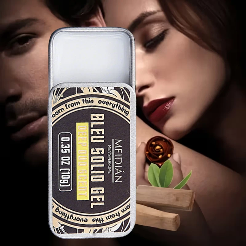 Pheromone Cologne Solid Perfume Fruity Scent Lasting Natural Fragrance Release Charming Confidence Pocket Deodorant Solid Balm thumbnail 2