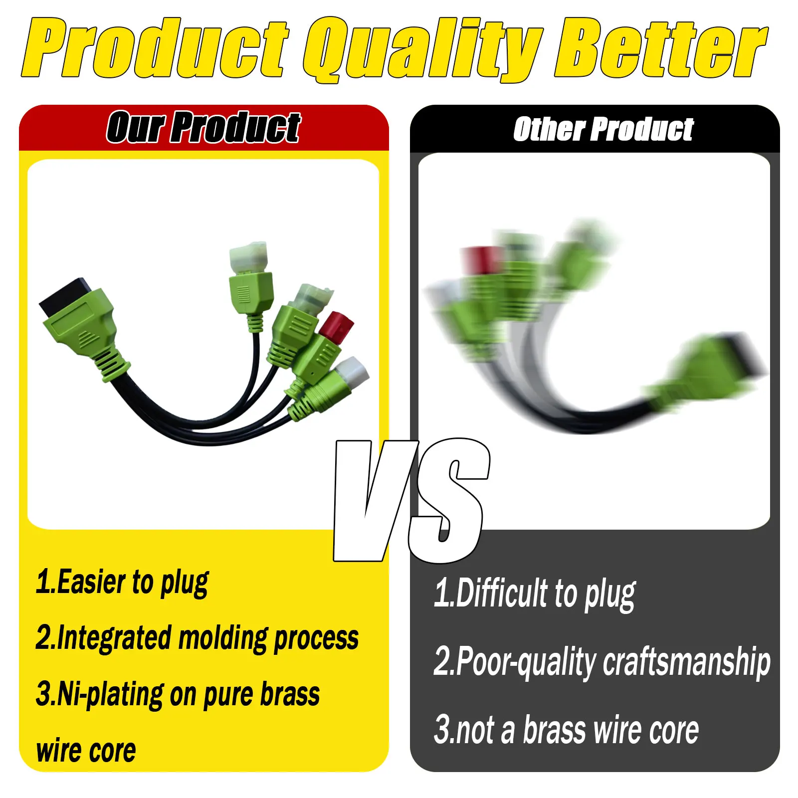 OBD2 Diagnostic Cable For Kawasaki Z/Ninja/Versys/Vulcan Series Motorcycle OBDII Diagnostic Connector Cable For Kawasaki 4 6Pin thumbnail 6