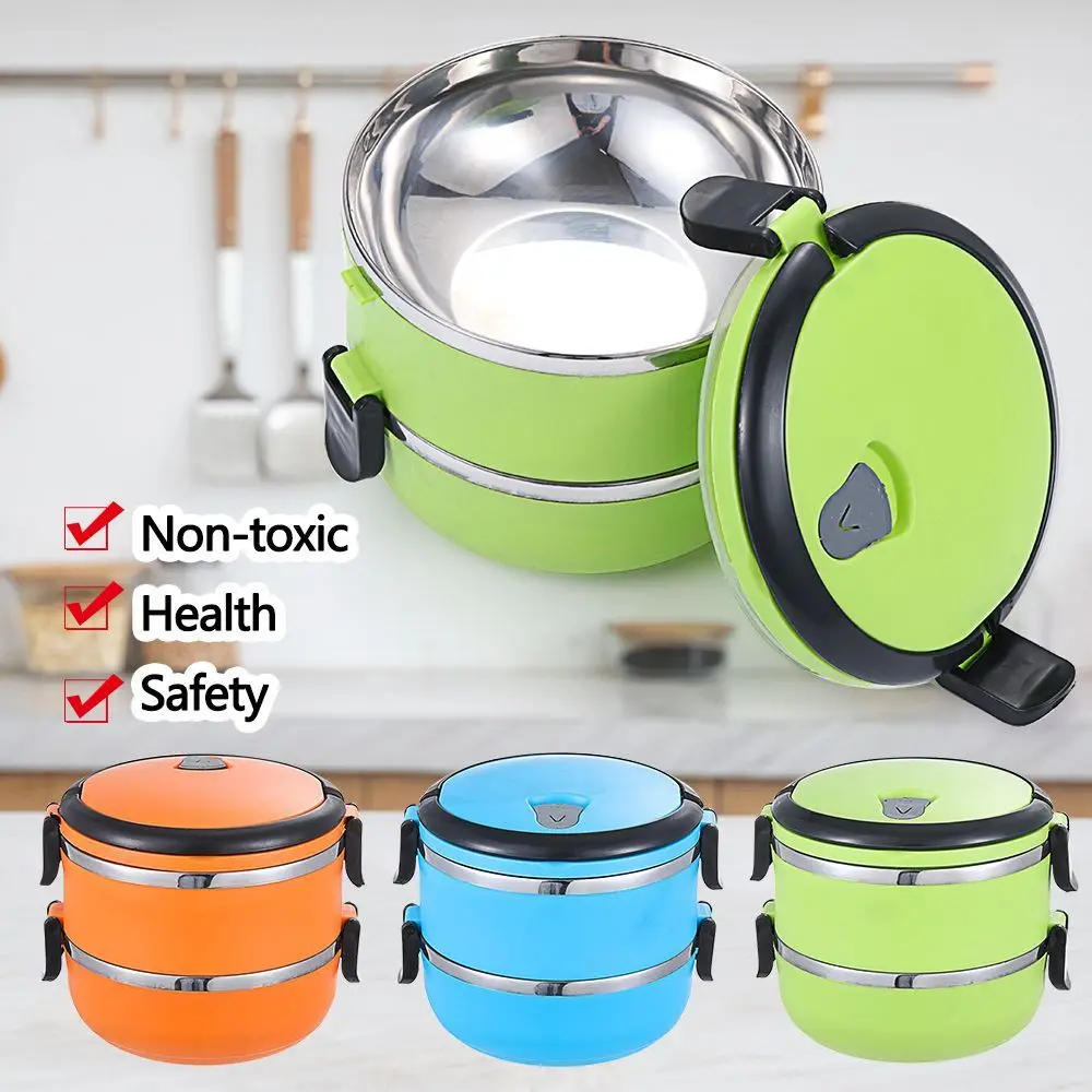 Leakproof Trave Kitchen Storage Vacuum Lunch Box Warmer Food Container Hot Food Flask thumbnail 4