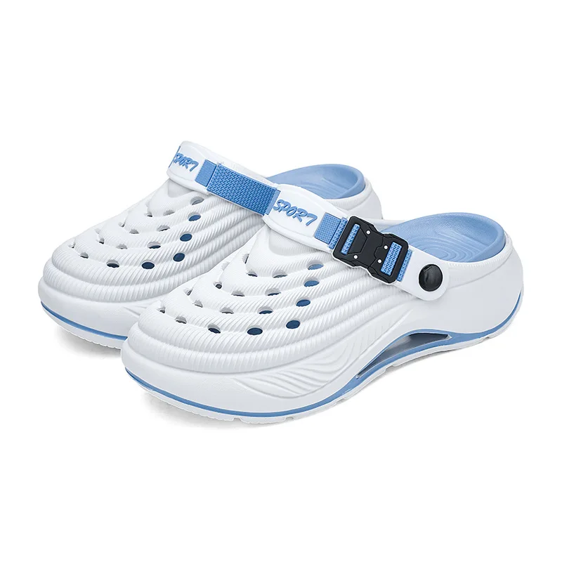 Men's Outdoor Beach Shoes Breathable Hollow out Design Thick Bottom Sandals Comfortable EVA Material round Toe Casual Style thumbnail 5
