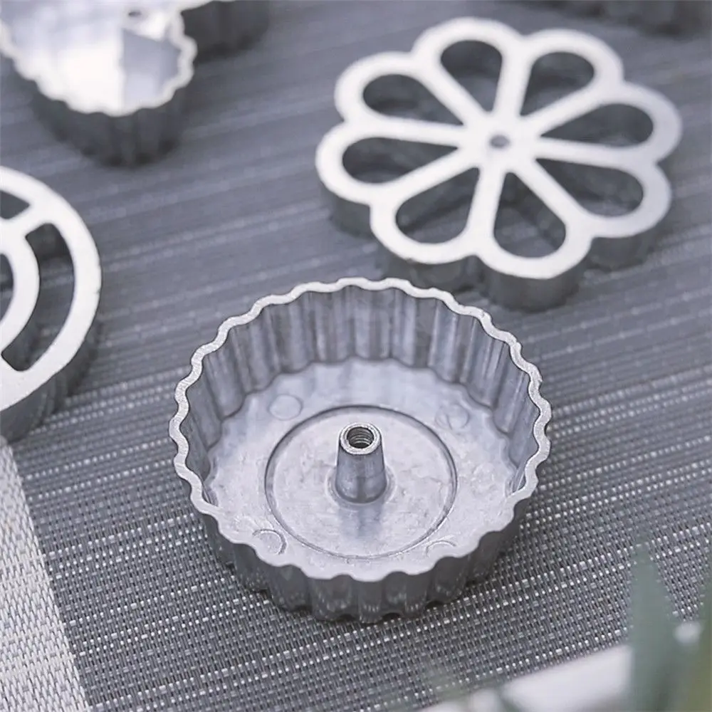 Kitchen Gadgets Funnel Cake Maker Aluminum Iron MakerWaffle Swedish Rosette Bunuelos Mold Cookie Bake Mold