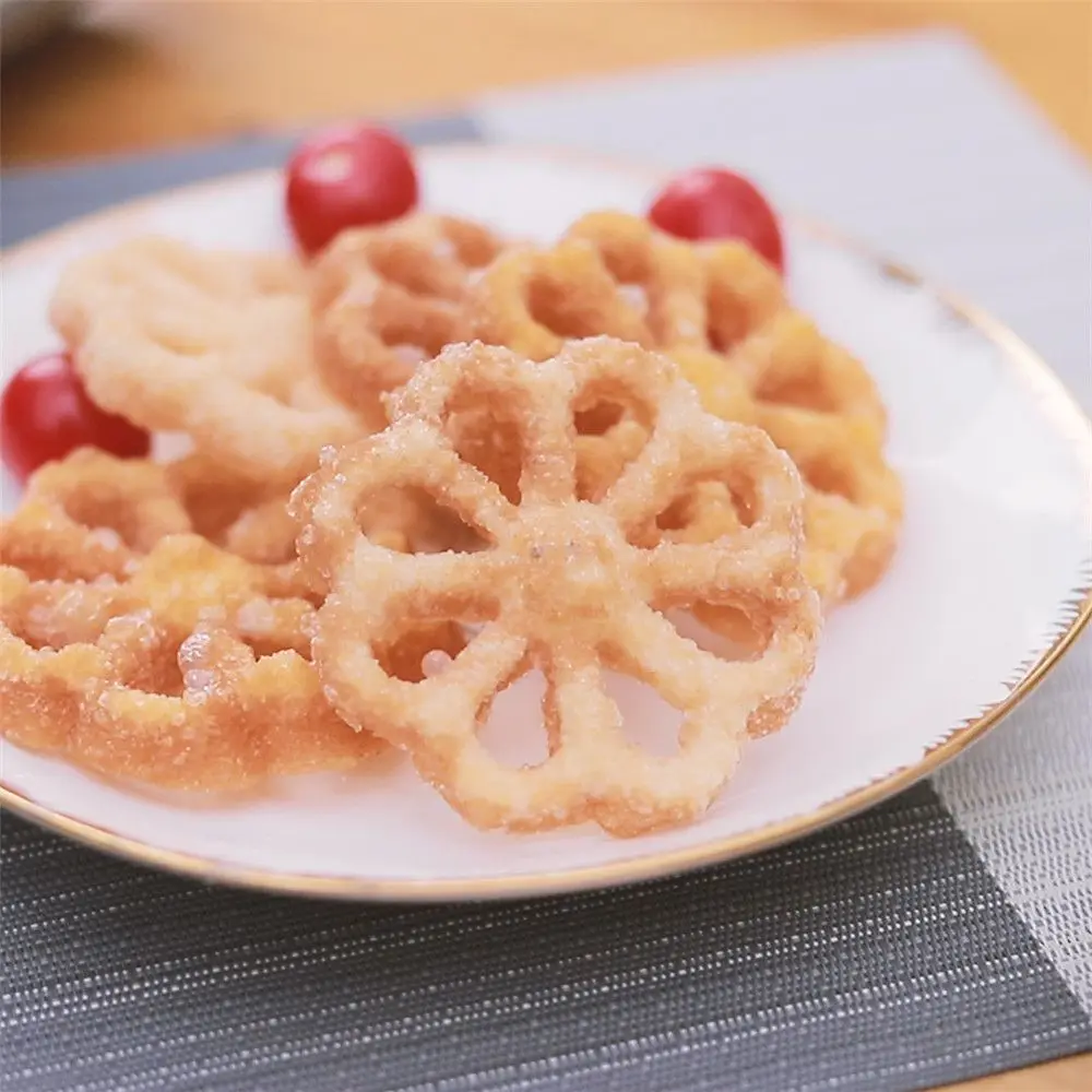 Kitchen Gadgets Funnel Cake Maker Aluminum Iron MakerWaffle Swedish Rosette Bunuelos Mold Cookie Bake Mold thumbnail 5