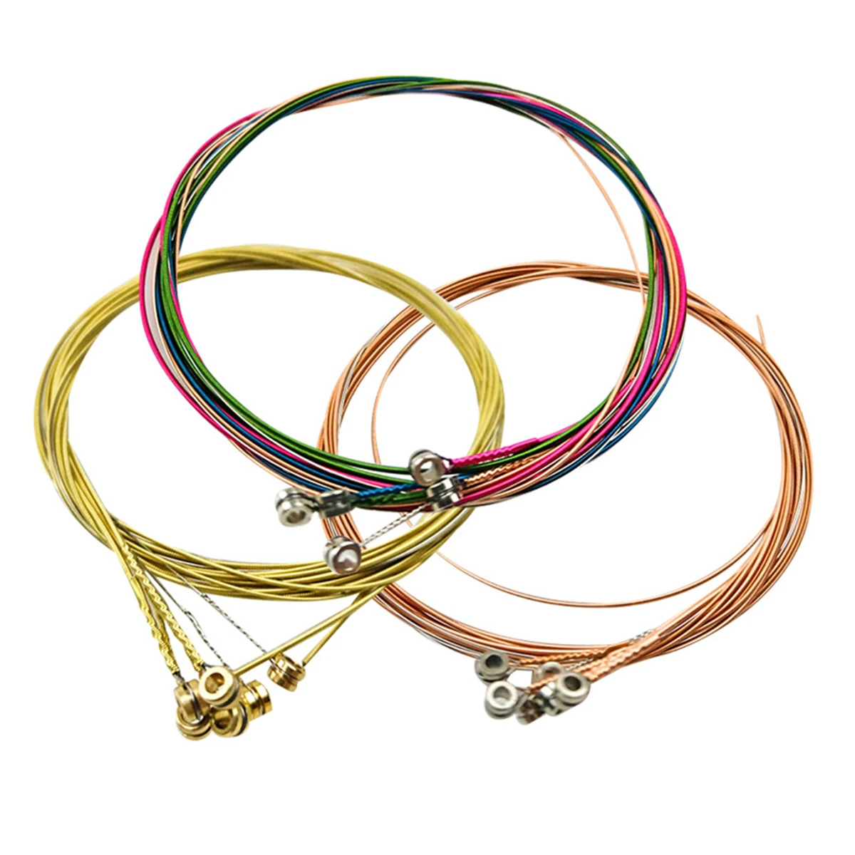 New Classical Guitar Strings Nylon, 1 Set 6PCS Copper Wound Bass Strings for Classical Acoustic Guitar thumbnail 3