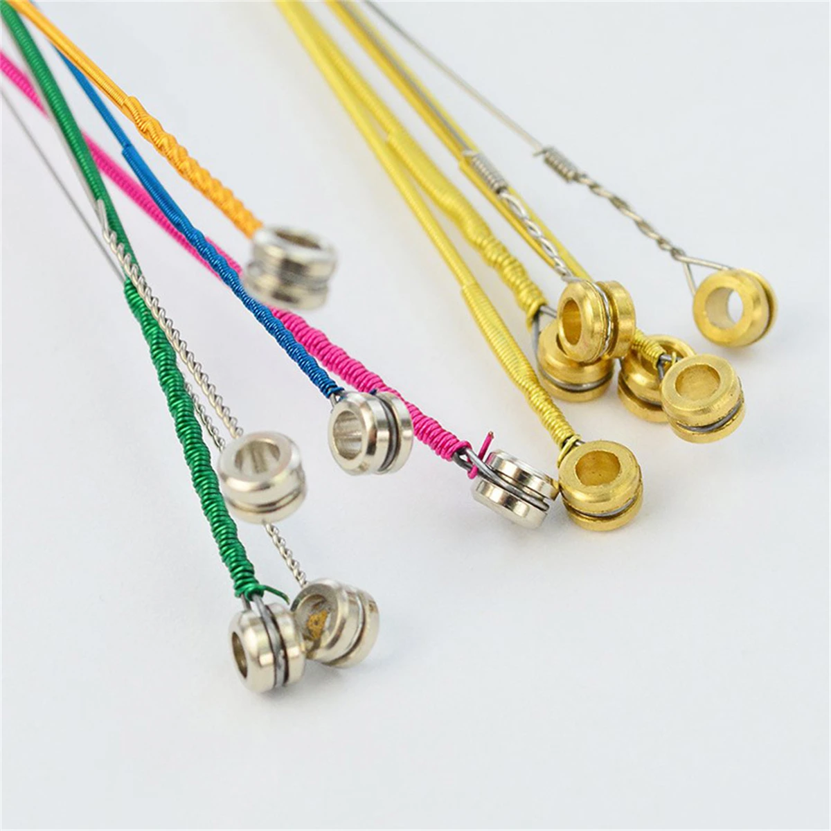 New Classical Guitar Strings Nylon, 1 Set 6PCS Copper Wound Bass Strings for Classical Acoustic Guitar thumbnail 6