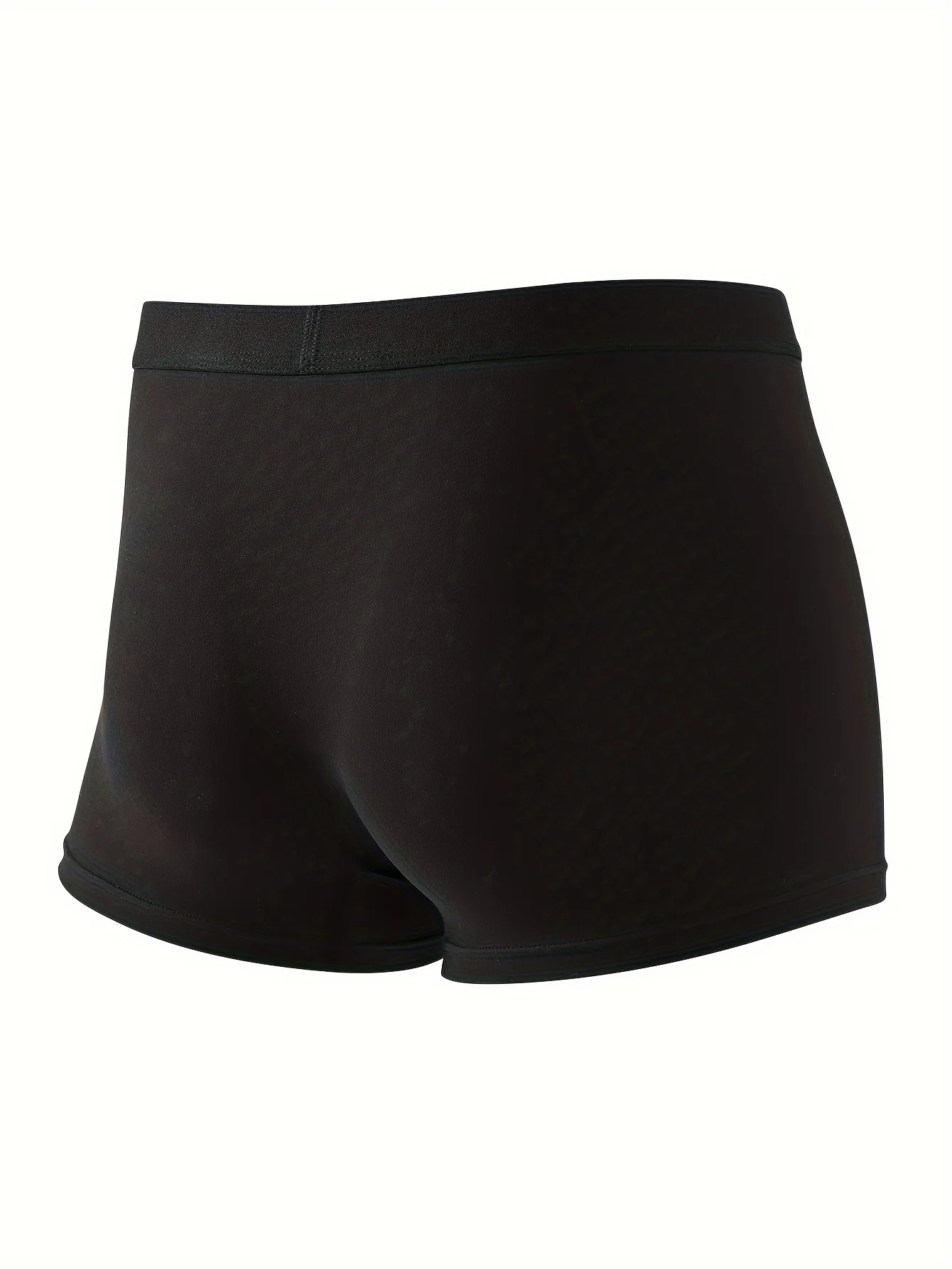 3/10 Piece Set of Men's Underwear Black Color Classic Fashion Men Underpant High Stretch Boxer Shorts Plus Size Teenage Panties thumbnail 3