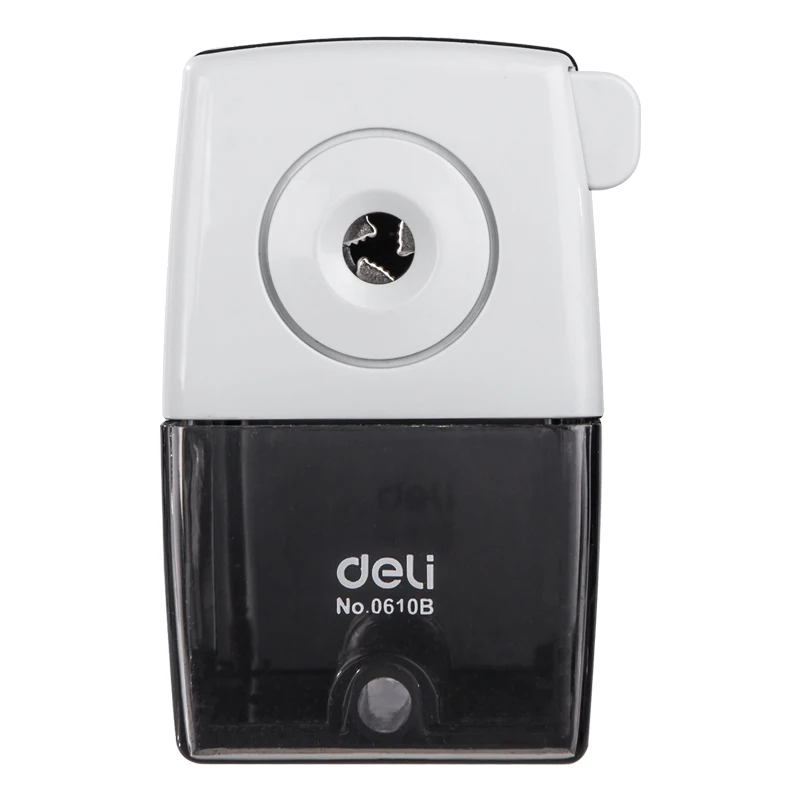 Deli Rotary Pencil Sharpener for Office And School Stationery Pencil Cutter Table Sharpeners thumbnail 2