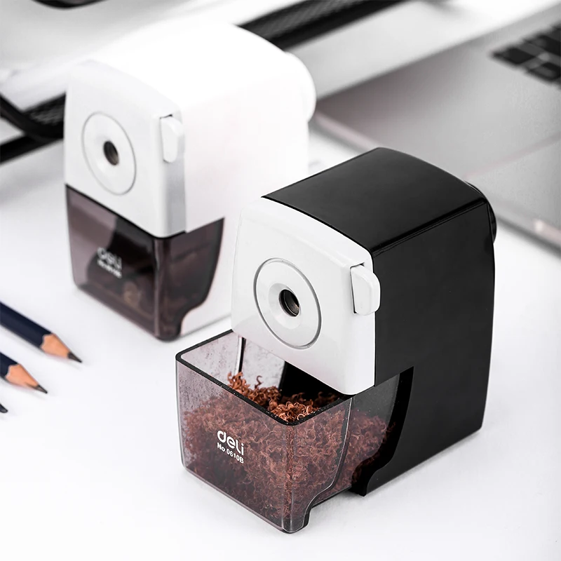 Deli Rotary Pencil Sharpener for Office And School Stationery Pencil Cutter Table Sharpeners thumbnail 4