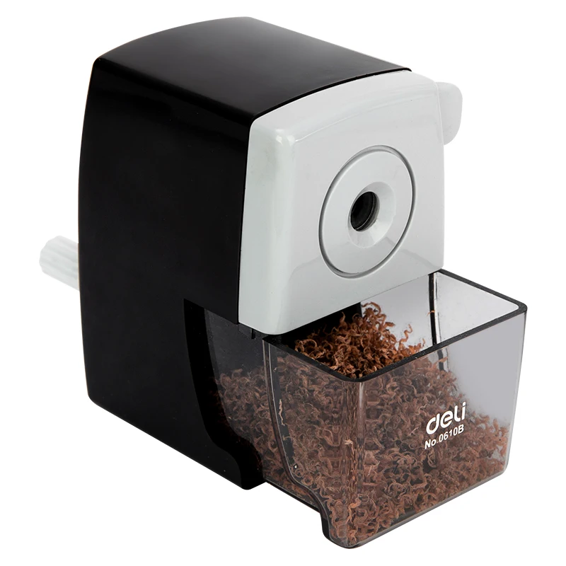 Deli Rotary Pencil Sharpener for Office And School Stationery Pencil Cutter Table Sharpeners thumbnail 3
