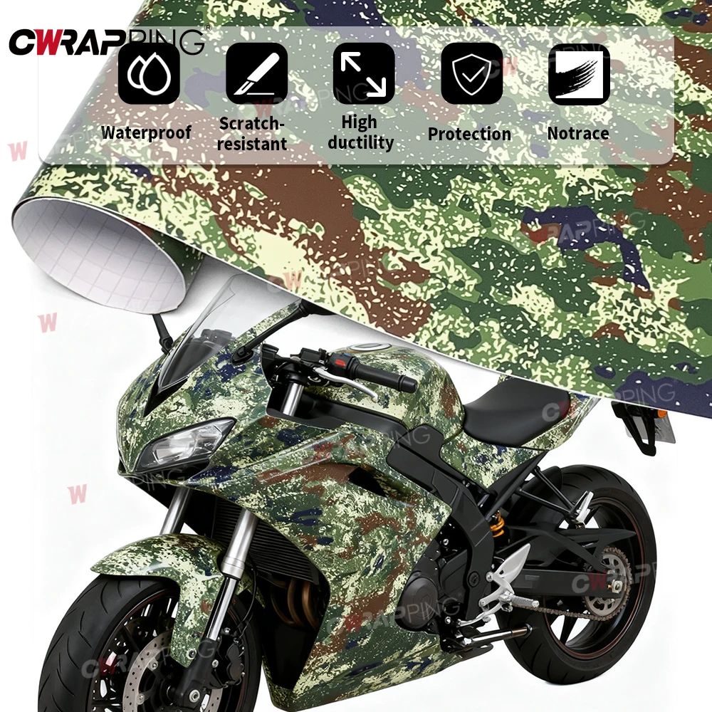Desert Pattern Vinyl Paper for Car Wraps Desert Camo Wrap Supplies Car Film Covering Motorcycle Stickers Wrapping Tools Adhesive thumbnail 5
