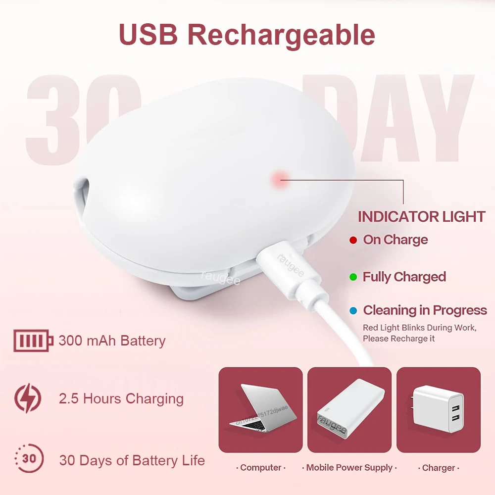 Portable Toothbrush Sterilization for Travel Rechargeable Toothbrush Sterilizer Holder Home Mini UVC Toothbrush Sterilization thumbnail 5