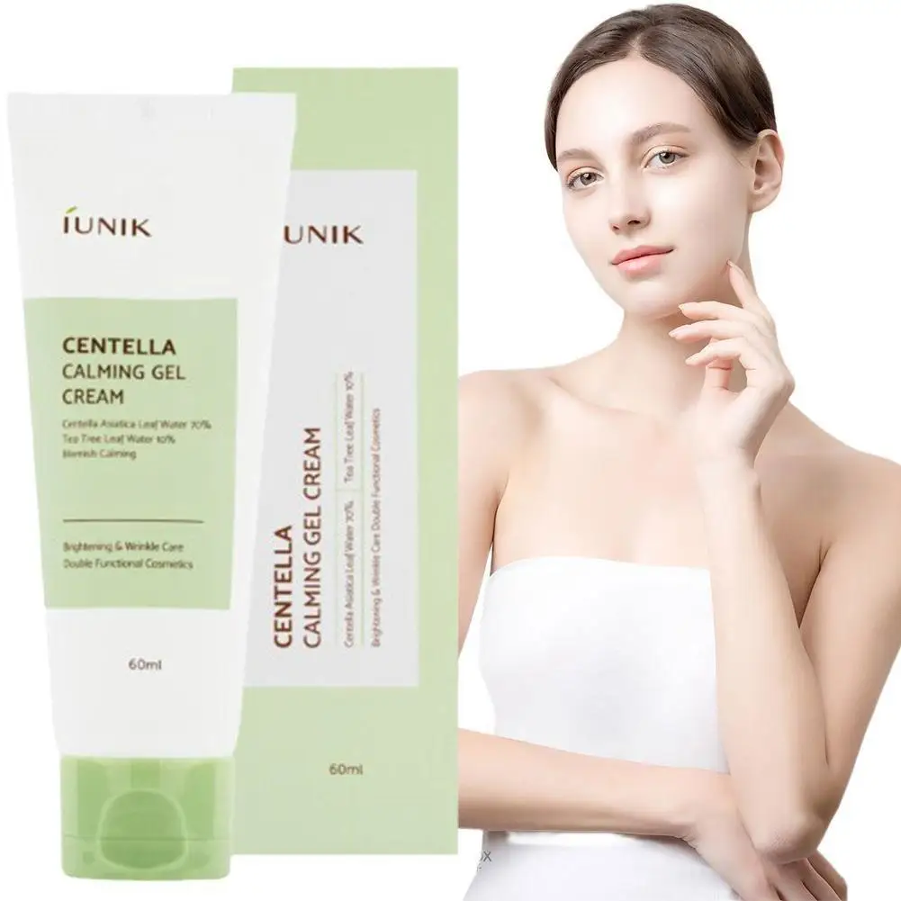 70% Centella Asiatica iUNIK Gel Cream Brightening Wrinkle Care Soothing Hydrating Moisturizing Korean Sensitive Skin Care Cream thumbnail 3