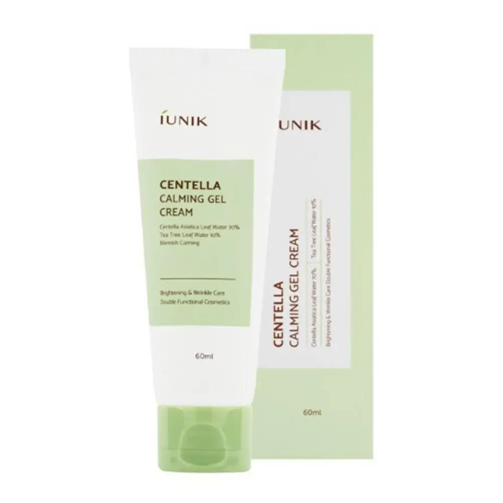 70% Centella Asiatica iUNIK Gel Cream Brightening Wrinkle Care Soothing Hydrating Moisturizing Korean Sensitive Skin Care Cream