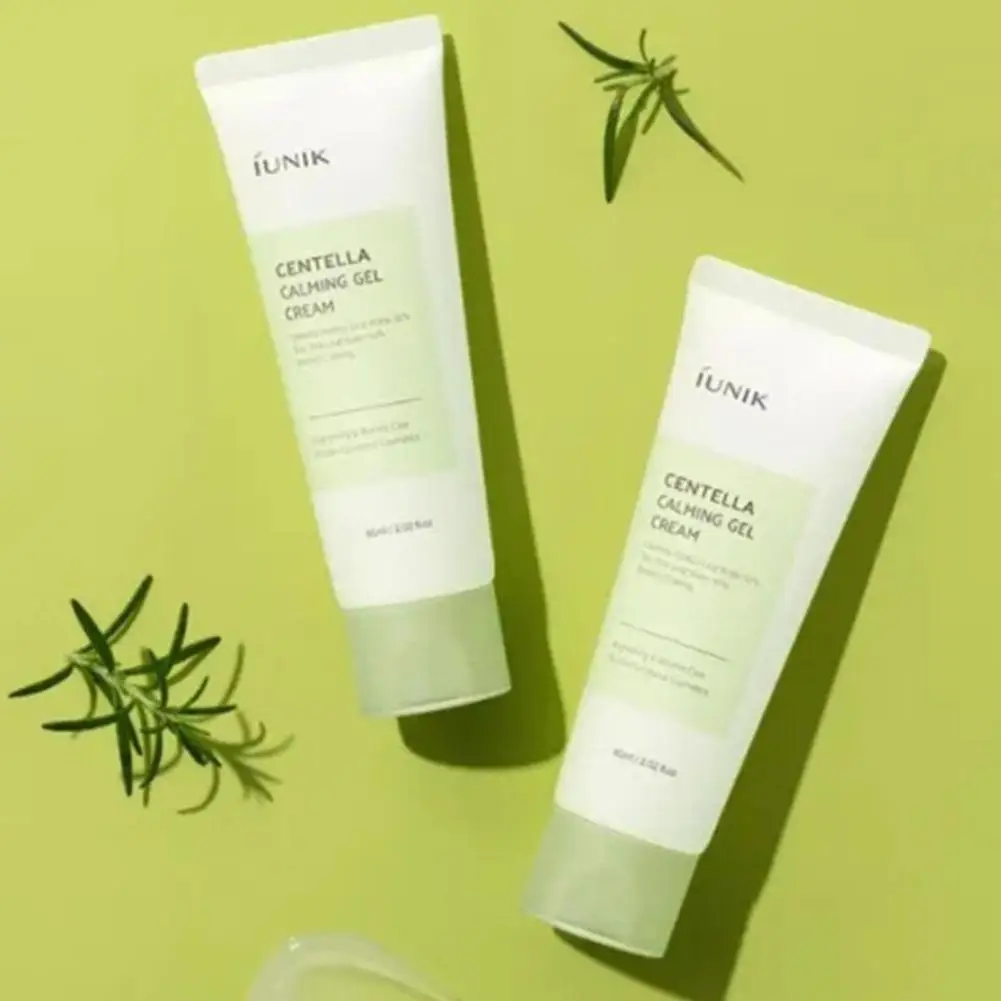 70% Centella Asiatica iUNIK Gel Cream Brightening Wrinkle Care Soothing Hydrating Moisturizing Korean Sensitive Skin Care Cream thumbnail 6