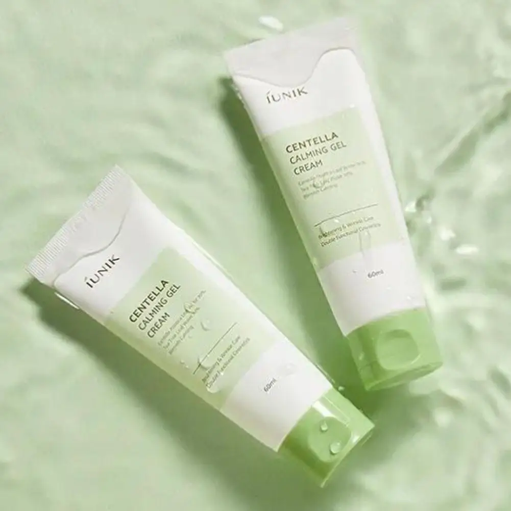 70% Centella Asiatica iUNIK Gel Cream Brightening Wrinkle Care Soothing Hydrating Moisturizing Korean Sensitive Skin Care Cream thumbnail 5