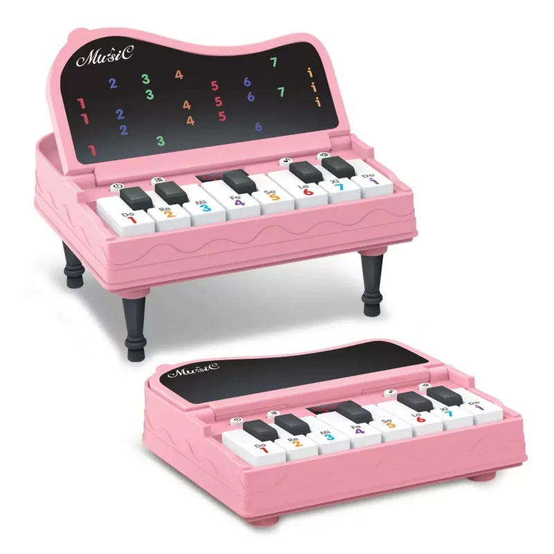 A handheld mini desktop piano with lights, music, electronic keyboard rhythm, and a game console for completing levels; a Montes thumbnail 6