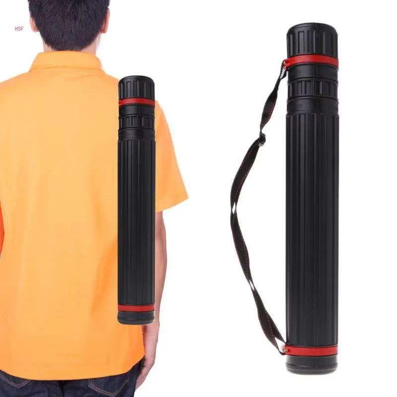Portable Drawing Tube-Adjustable Expandable Art Storage With Shoulder Strap,Durable Lightweight ForOutdoor, Artist Carrier thumbnail 3