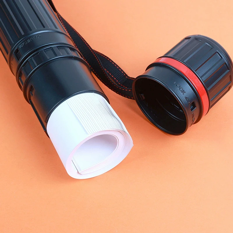 Portable Drawing Tube-Adjustable Expandable Art Storage With Shoulder Strap,Durable Lightweight ForOutdoor, Artist Carrier thumbnail 4