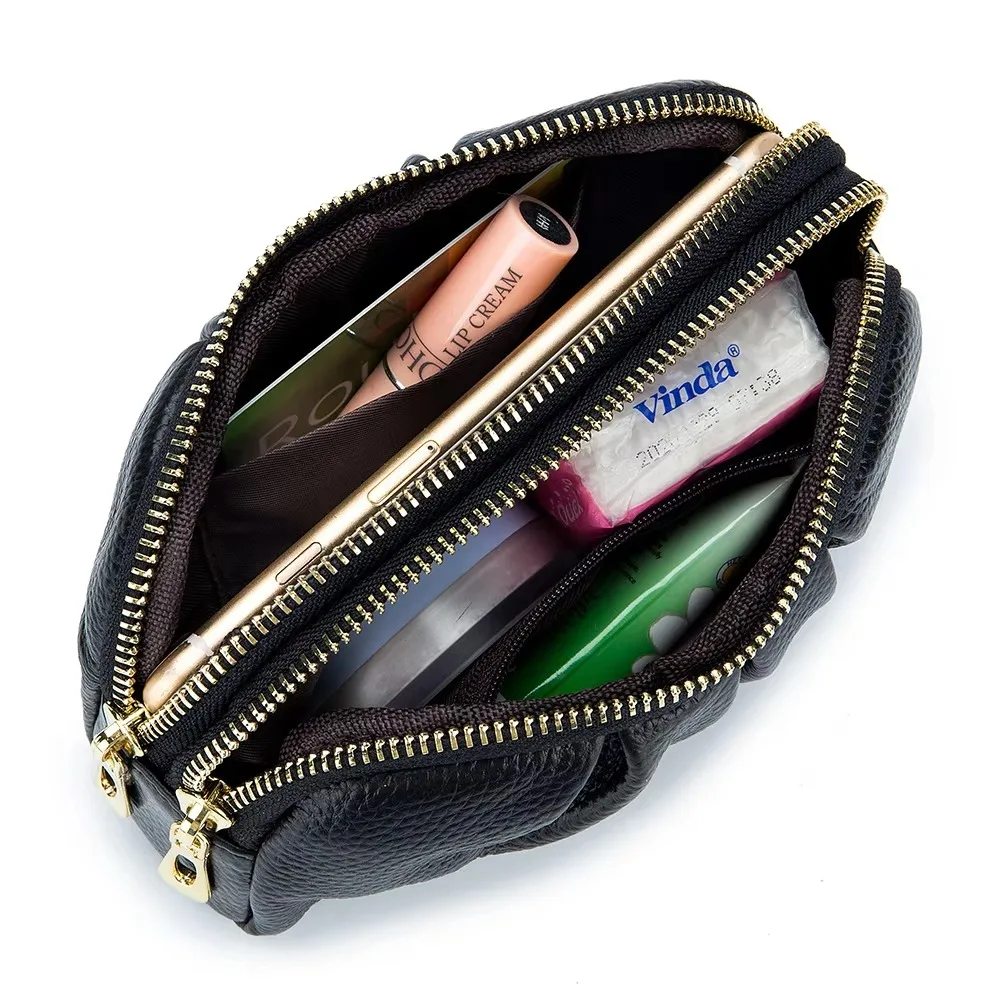 Casual PU leather Women Wallets Multifunction Large Capacity Wrist Bag Long Zip Coin Bag thumbnail 2