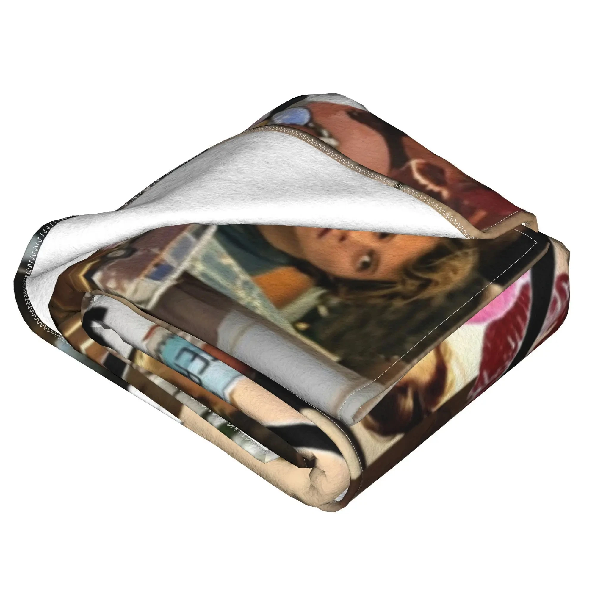 Flannel Blanket Bt BTS One Side Print Sofa Throw Blanket Practical Gift for Family thumbnail 4