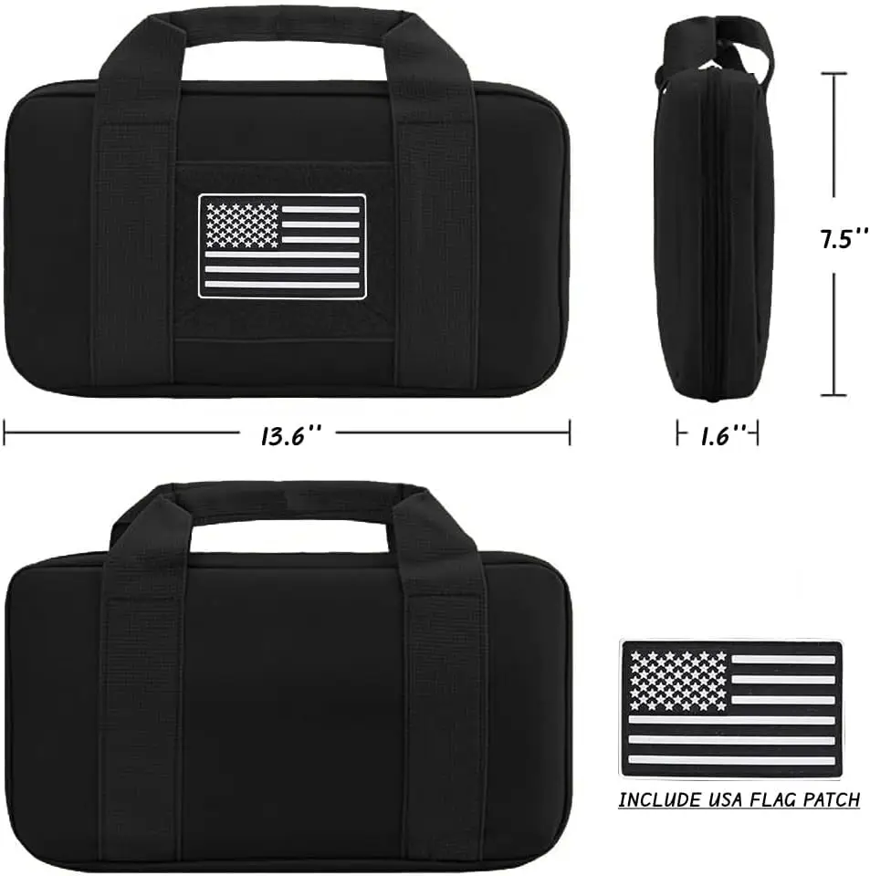 Outdoor Gun Carry Bag EDC Tool Pouch Hunting Accessories Magazine Pouch Holder Pistol Handgun Protection Case Holster thumbnail 2