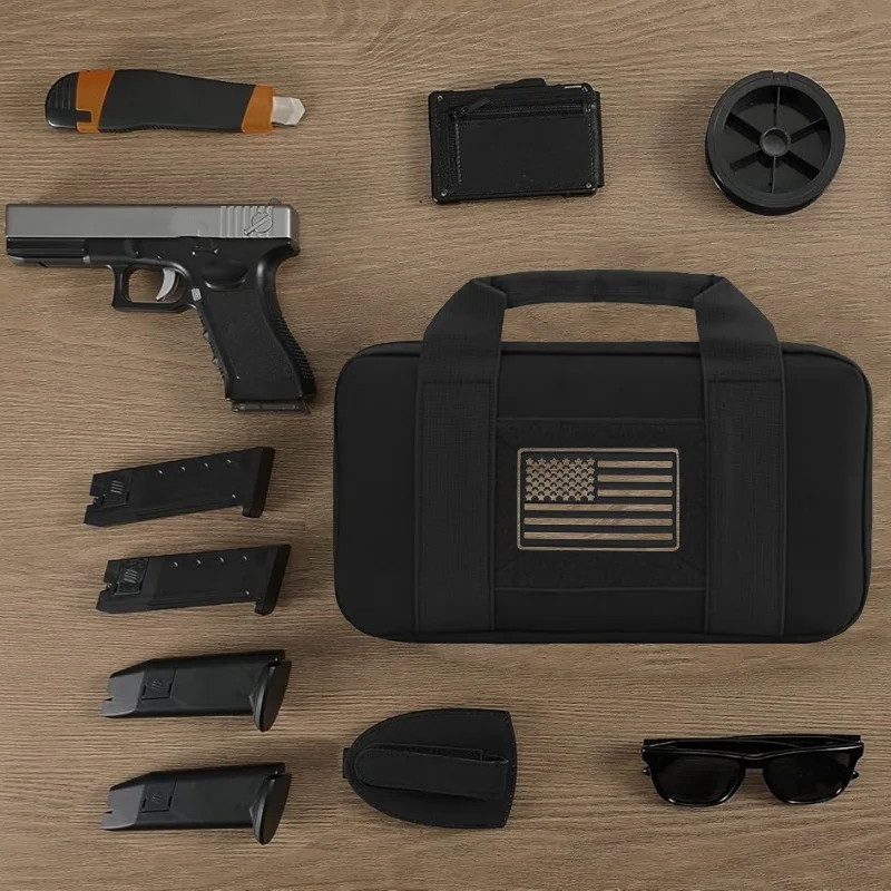 Outdoor Gun Carry Bag EDC Tool Pouch Hunting Accessories Magazine Pouch Holder Pistol Handgun Protection Case Holster thumbnail 4