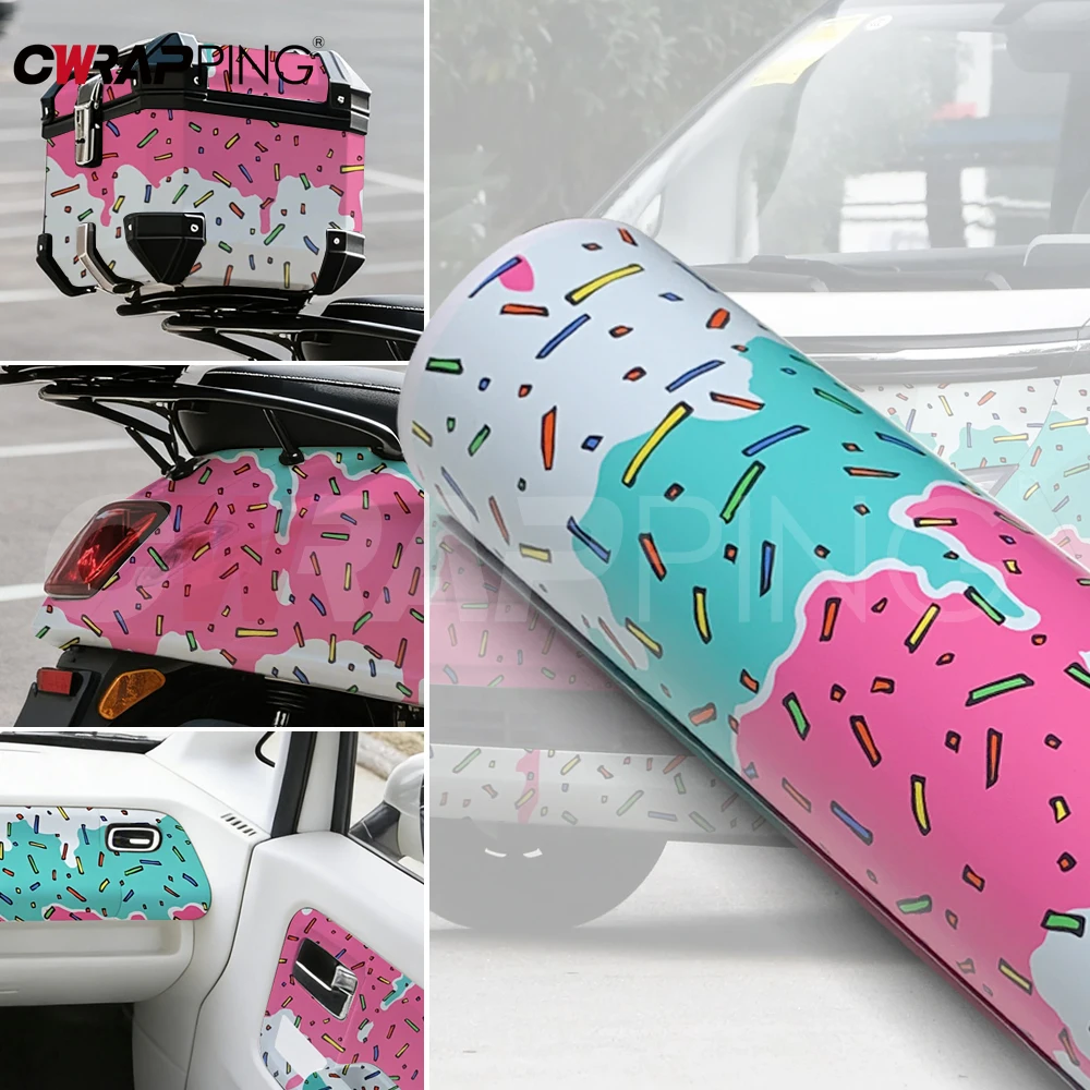 Self-adhesive Film Candy-colored Camouflage Wrap Foil Car Wrapping Vinyl Paper for Car Children's Graffiti Wall Film Motorcycles thumbnail 6