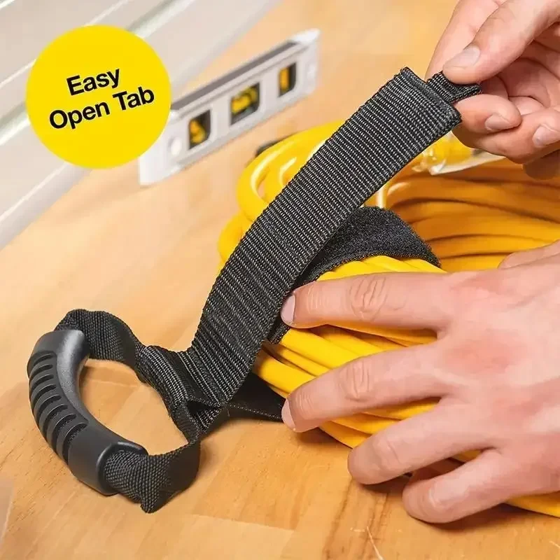 Extension Cord Organizer, Multipurpose Heavy-Duty Storage Strap With Caravan Rv Truck Trailer Boat Marine Storage Organization thumbnail 2