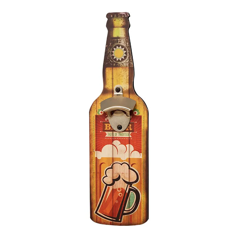 Creative Retro Style Bottle Opener Restaurant Wall Decoration Bar Barbecue Restaurant Personalized Wall Decoration Bottle Opener thumbnail 5