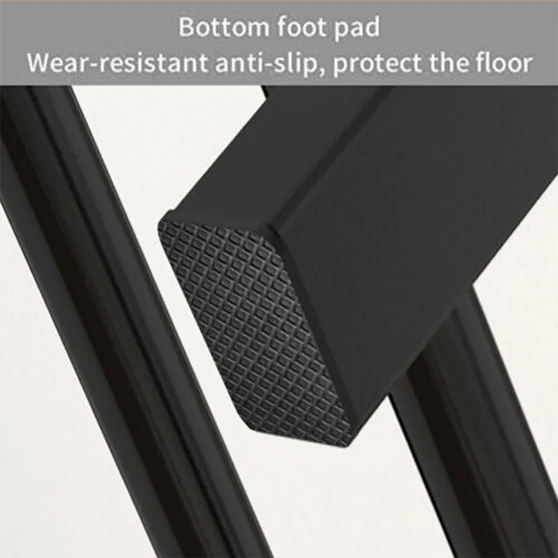 Double Rail Clothes Rack Standing Clothes Rail Shoes Rack Storage Shelf Wall Clothes Rack for Wardrobe Room Bedroom Living Room thumbnail 3