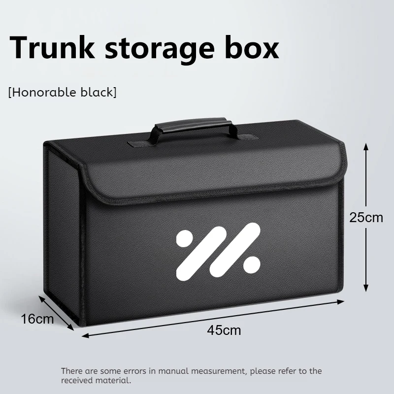 Car Leather Trunk Storage Box Foldable Carbon Fiber For IM LS7 L7 L6 LS6 IM6 IM5 LS9 2025 2026 Auto Organizer Bag Accessories thumbnail 4