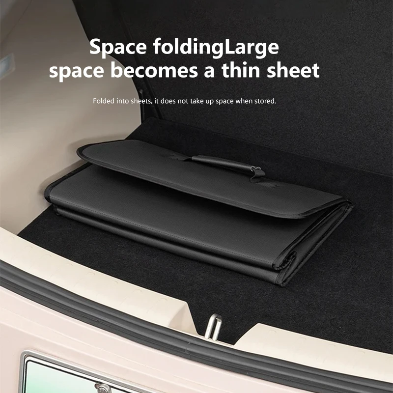 Car Leather Trunk Storage Box Foldable Carbon Fiber For IM LS7 L7 L6 LS6 IM6 IM5 LS9 2025 2026 Auto Organizer Bag Accessories thumbnail 2