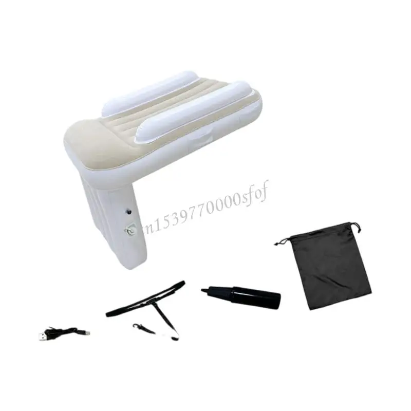Inflatable PVC Baby Bed Compact Foldable Design Soft Indoor Outdoor Use J60B thumbnail 2